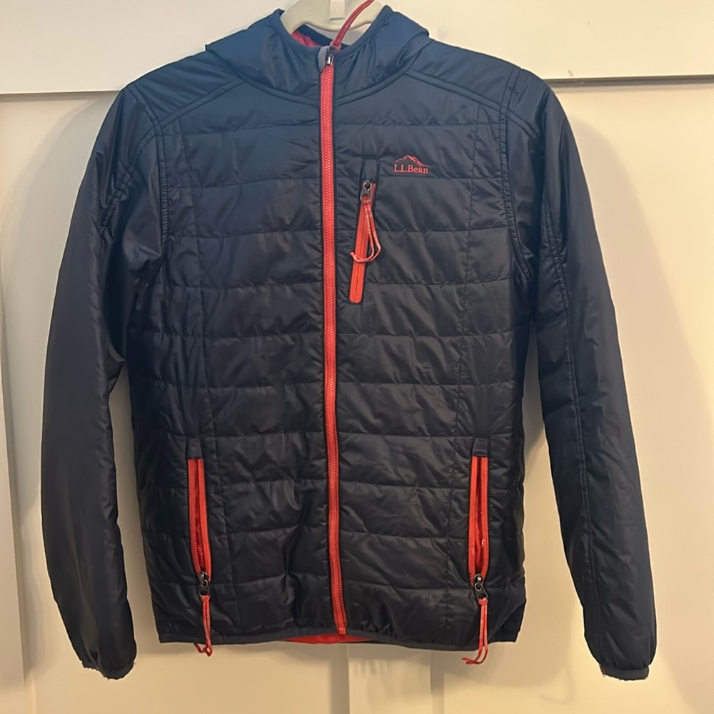LL Bean Primaloft Packaway Hooded Jacket